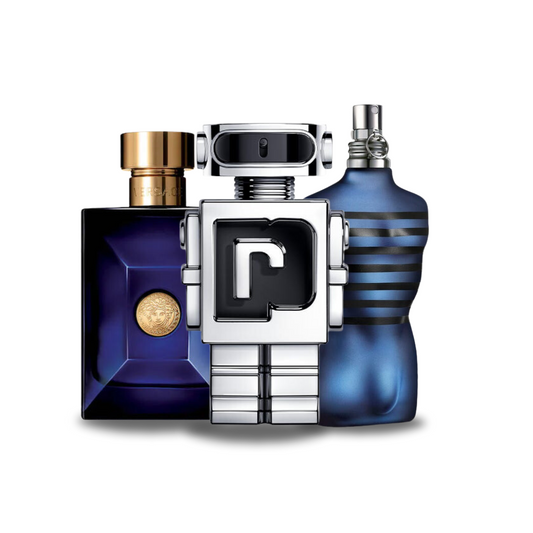 Combinaison de 3 parfums : DYLAN BLUE, PHANTOM et ULTRA MALE 100 ml